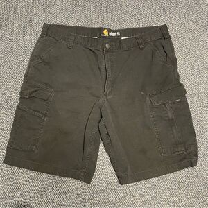 Carhartt Relaxed Fit Mens Black Cargo Shorts Size 42